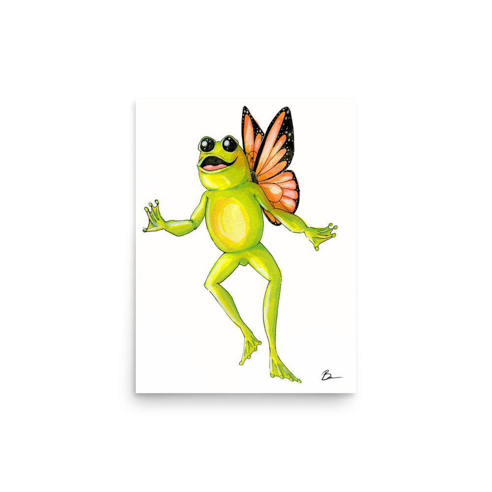 Fairy Frog Betsy - Matte Print