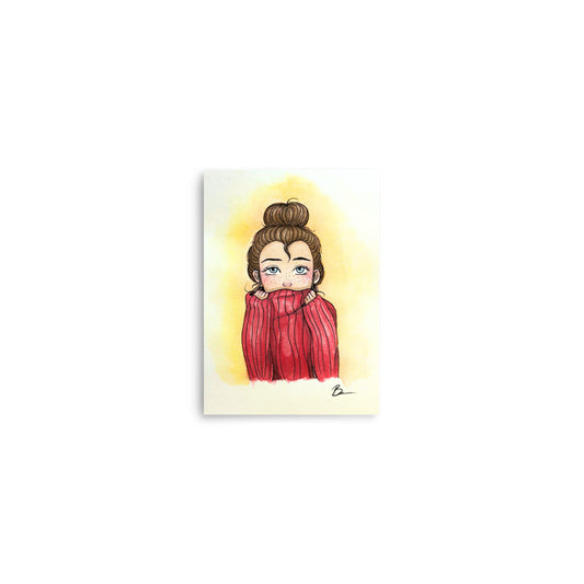Shy - Matte Print