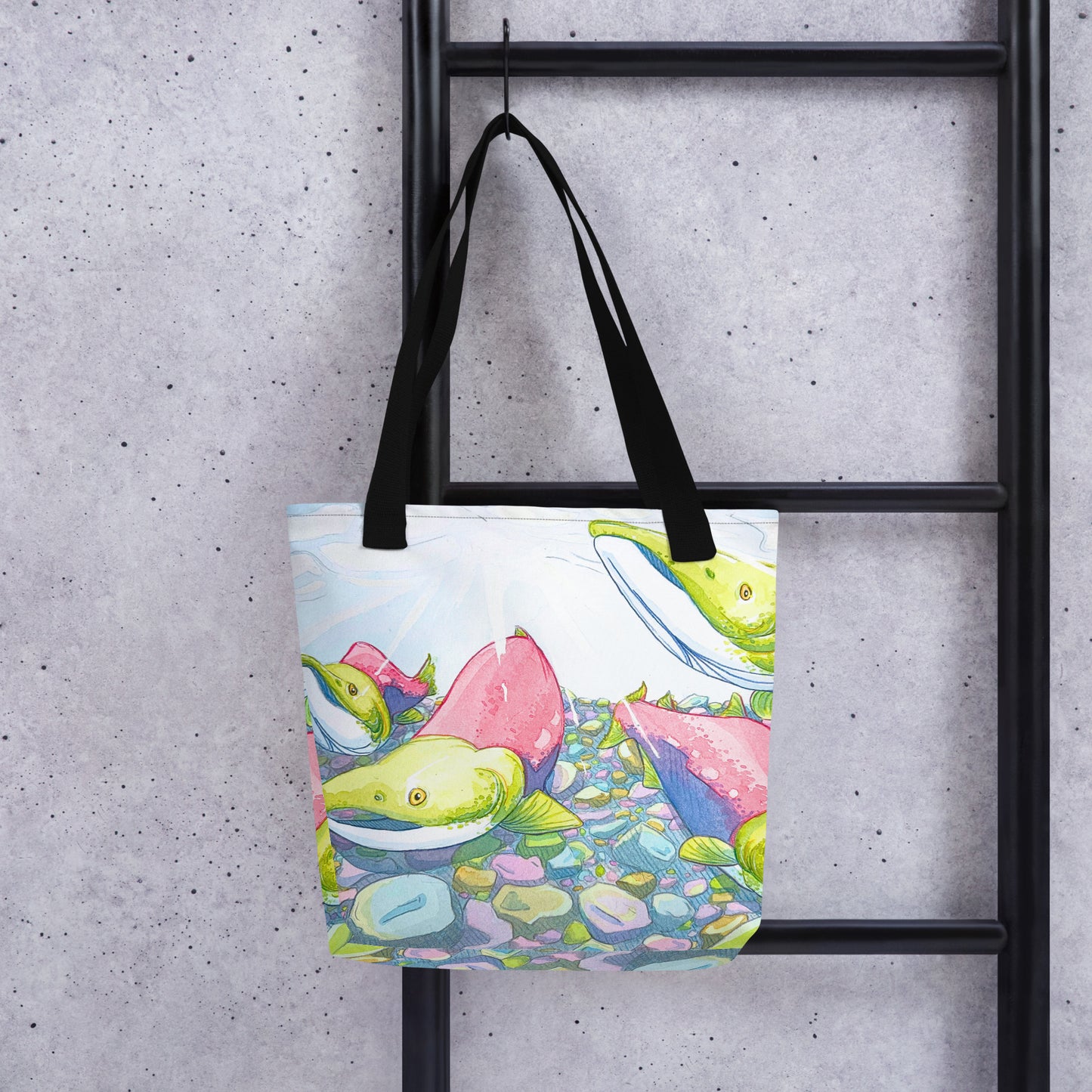 Slippery Salmon - Tote Bag