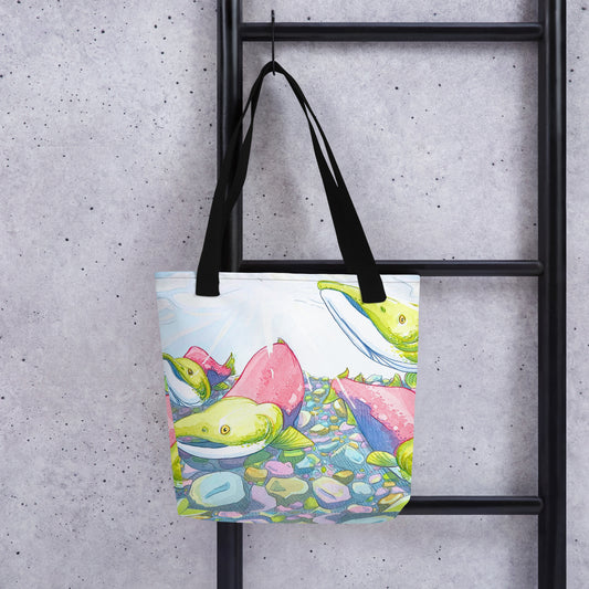 Slippery Salmon - Tote Bag