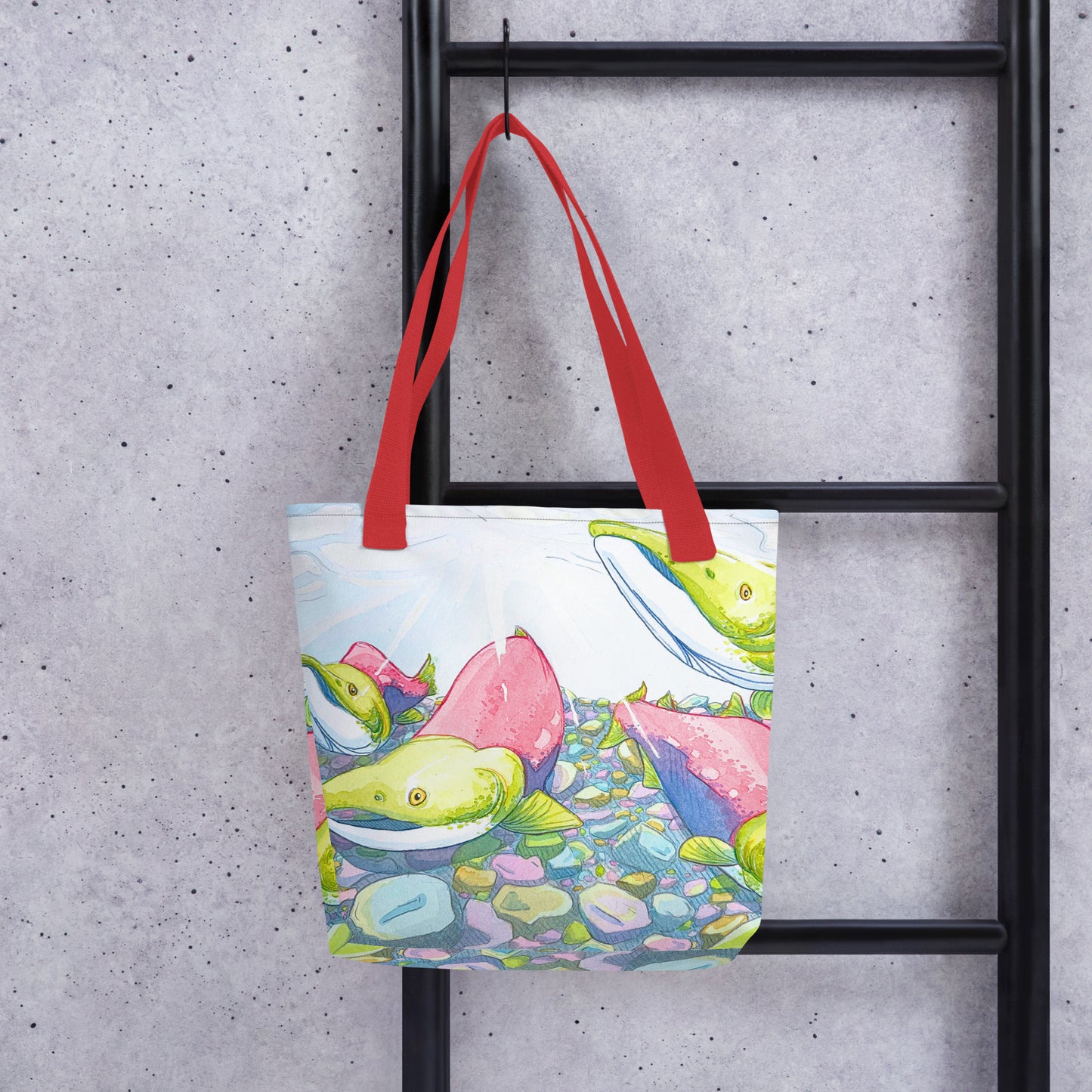 Slippery Salmon - Tote Bag