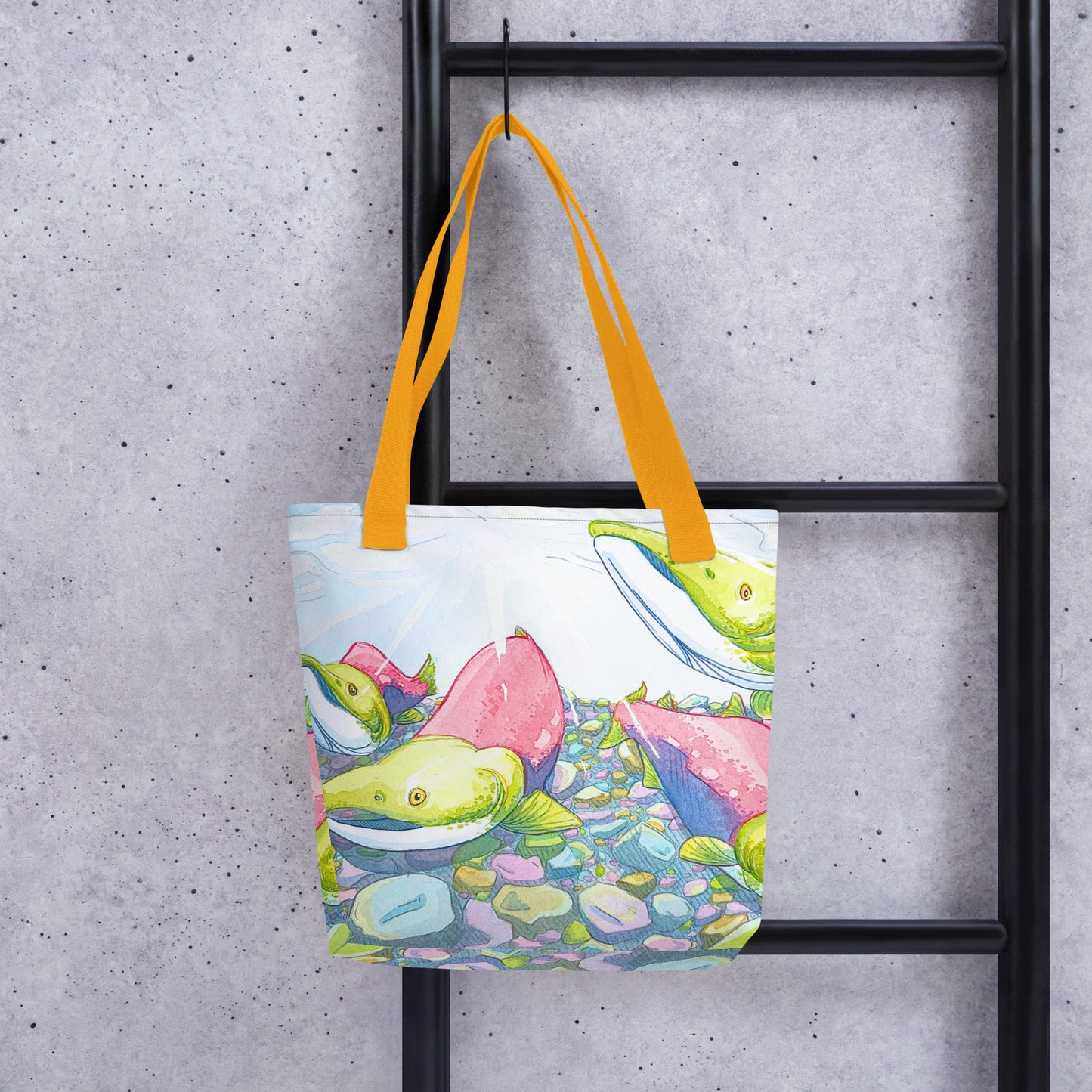 Slippery Salmon - Tote Bag