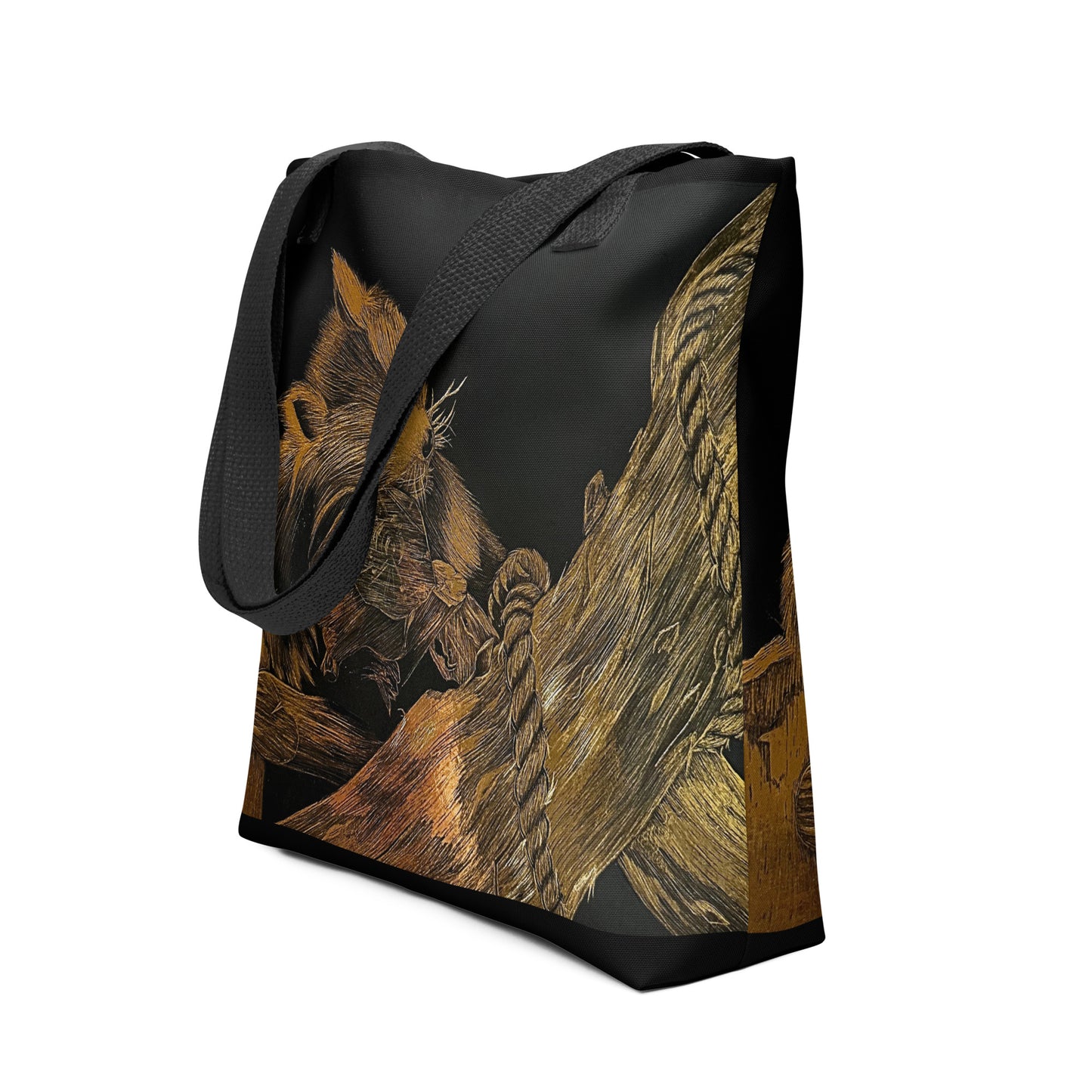 Golden Red Panda - Tote Bag