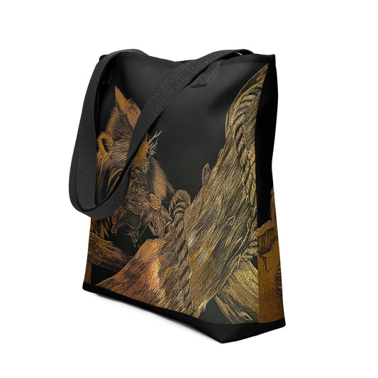 Golden Red Panda - Tote Bag