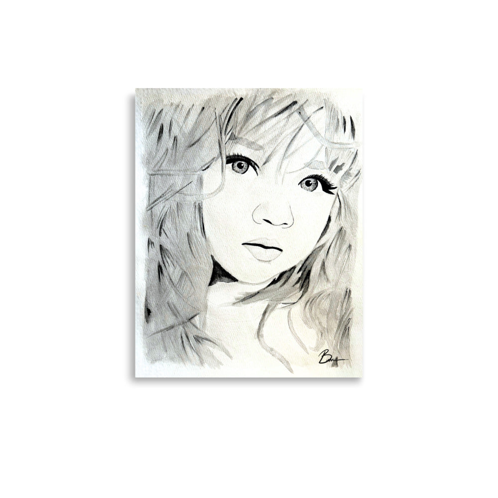 Innocent Gaze - Matte Print