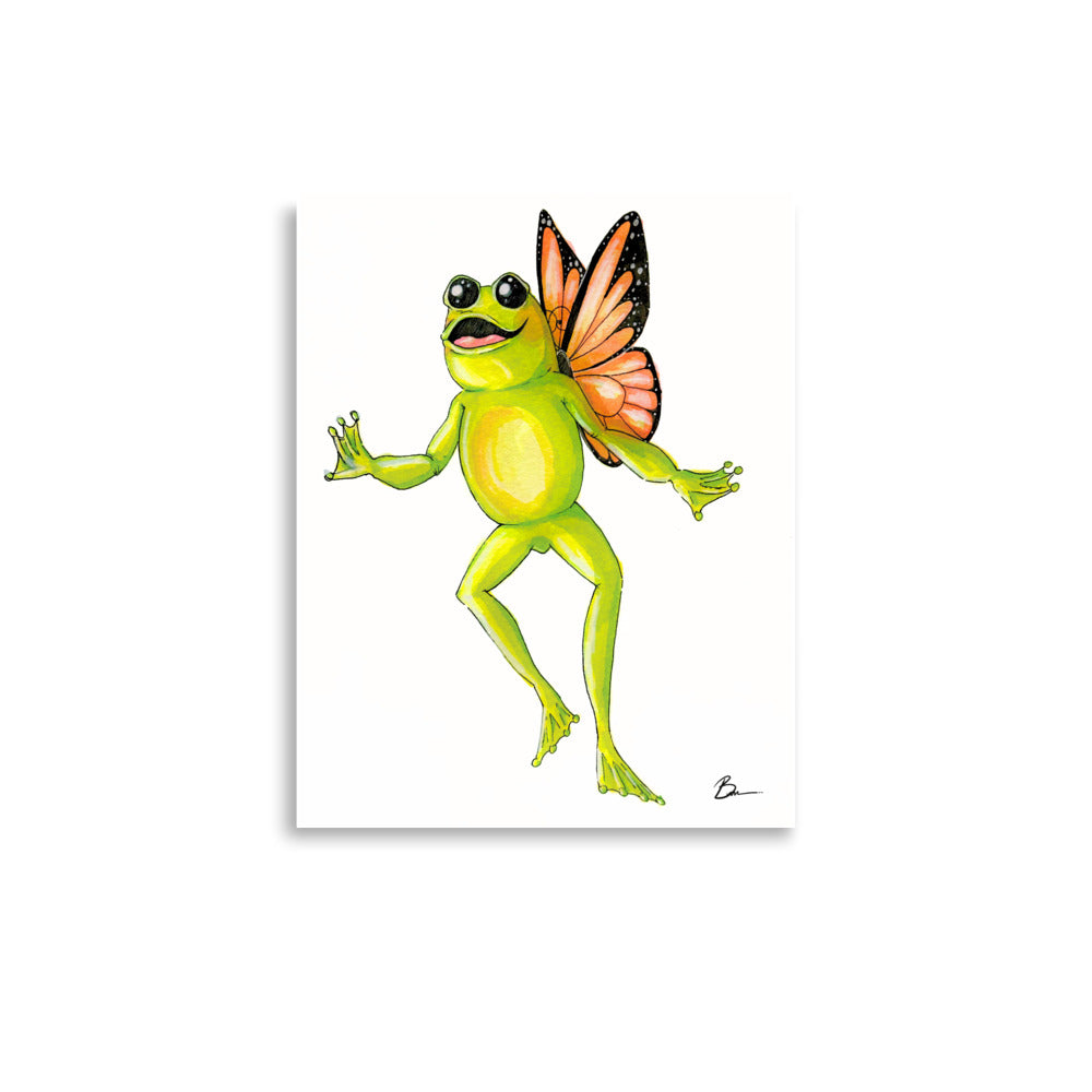 Fairy Frog Betsy - Matte Print