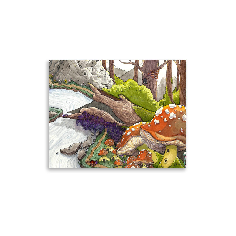 The Hidden Village - Matte Print