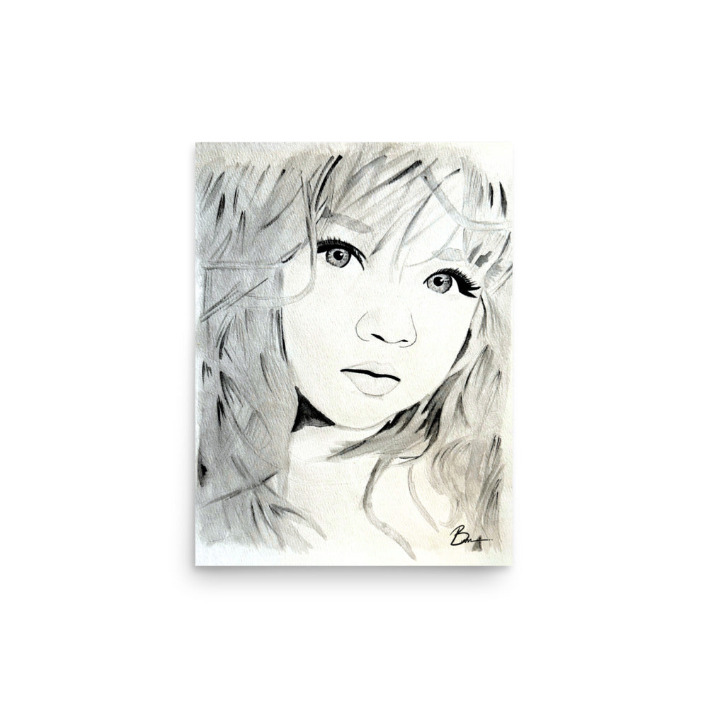 Innocent Gaze - Matte Print