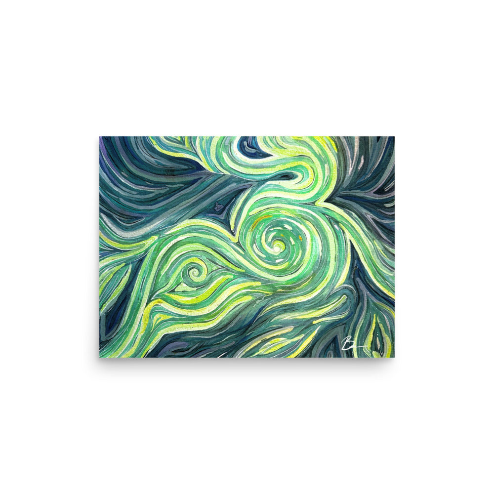 Swirling Emotions - Matte Print