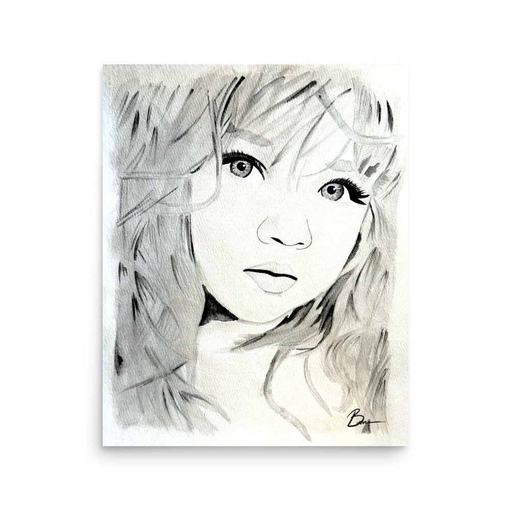 Innocent Gaze - Matte Print