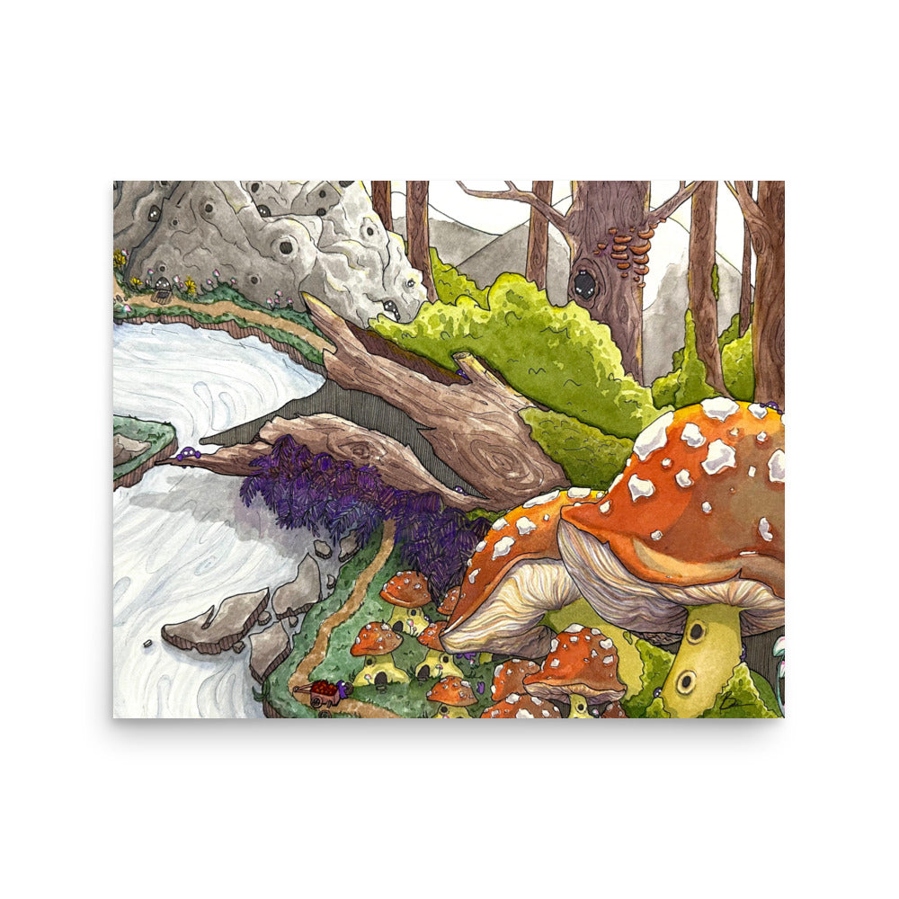 The Hidden Village - Matte Print