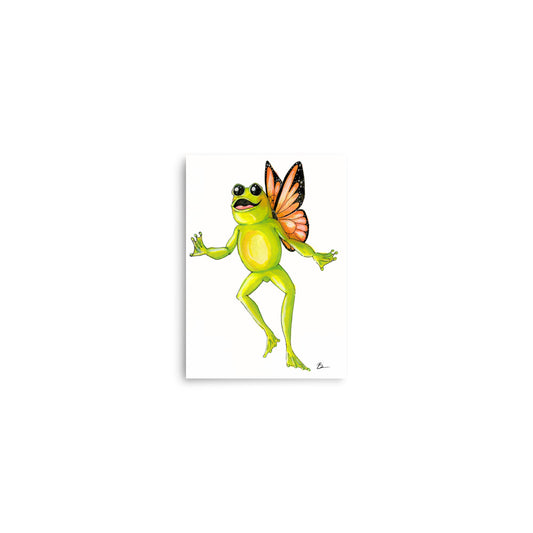 Fairy Frog Betsy - Matte Print