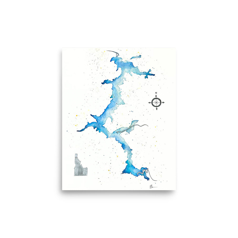 Idahome - Silver - Matte Print