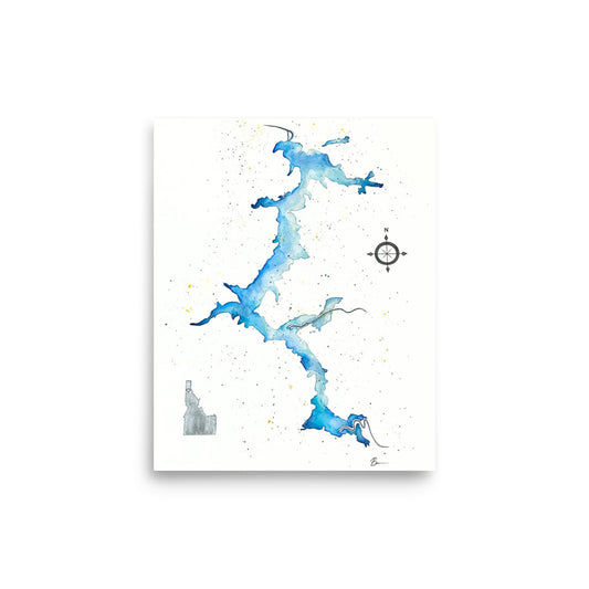 Idahome - Silver - Matte Print