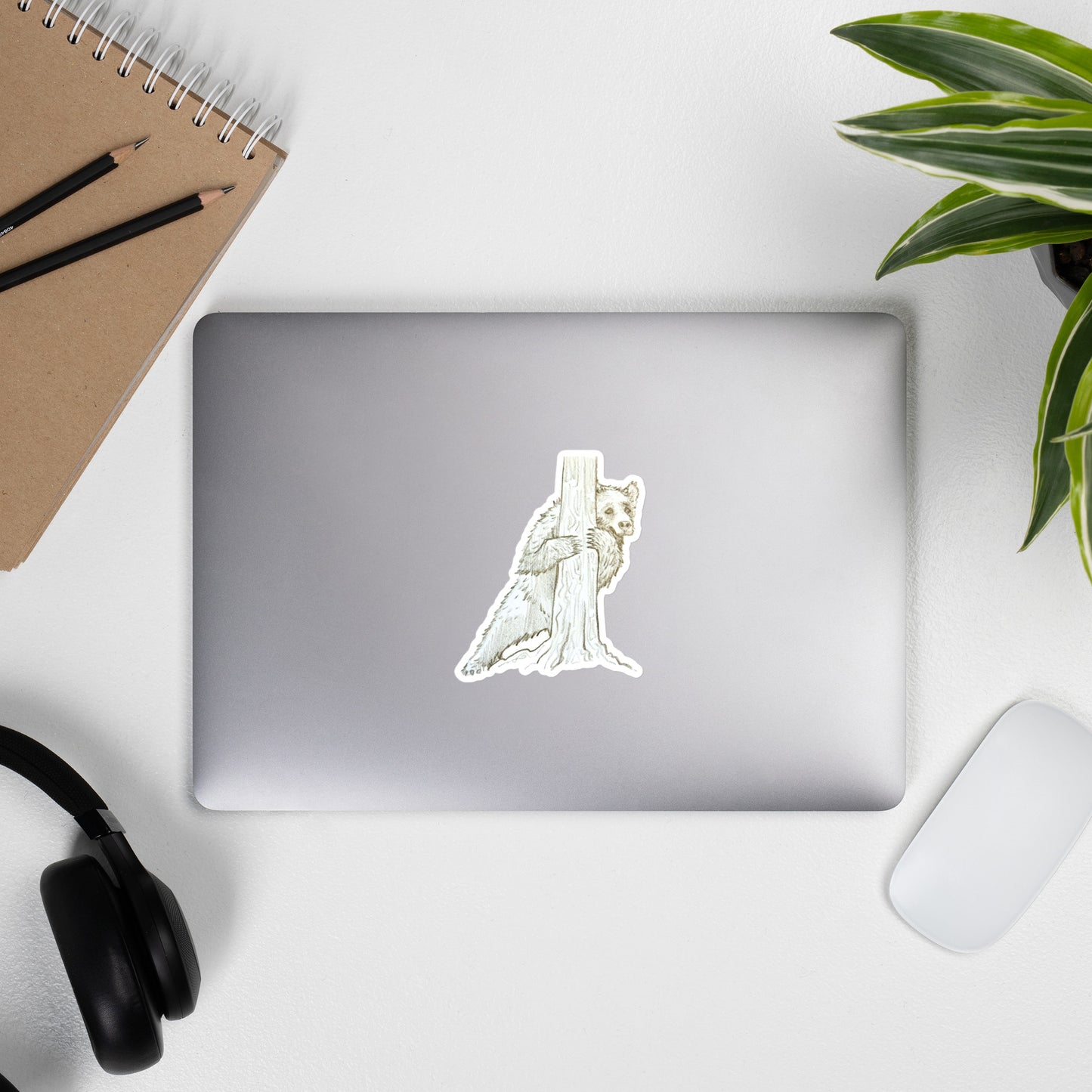 Hidey Bear - Sticker