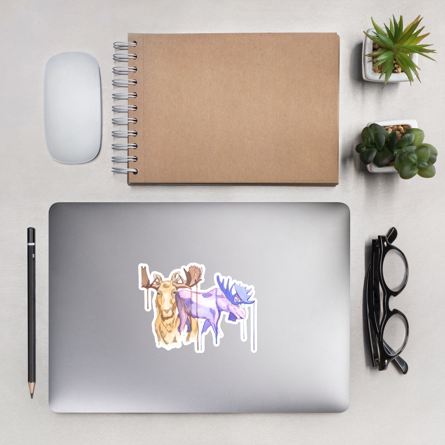 Dos Moose - Sticker