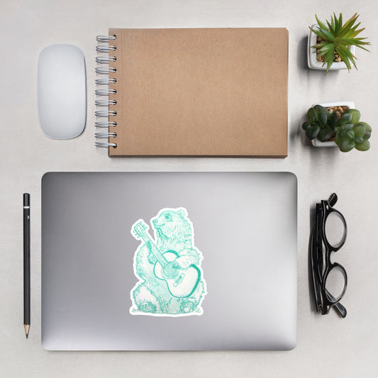 Guitar Bear - Sticker