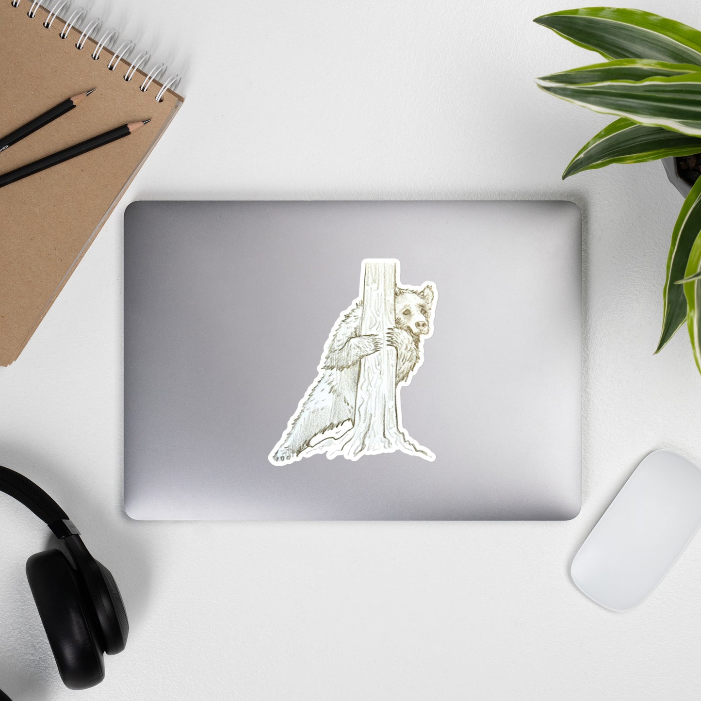 Hidey Bear - Sticker