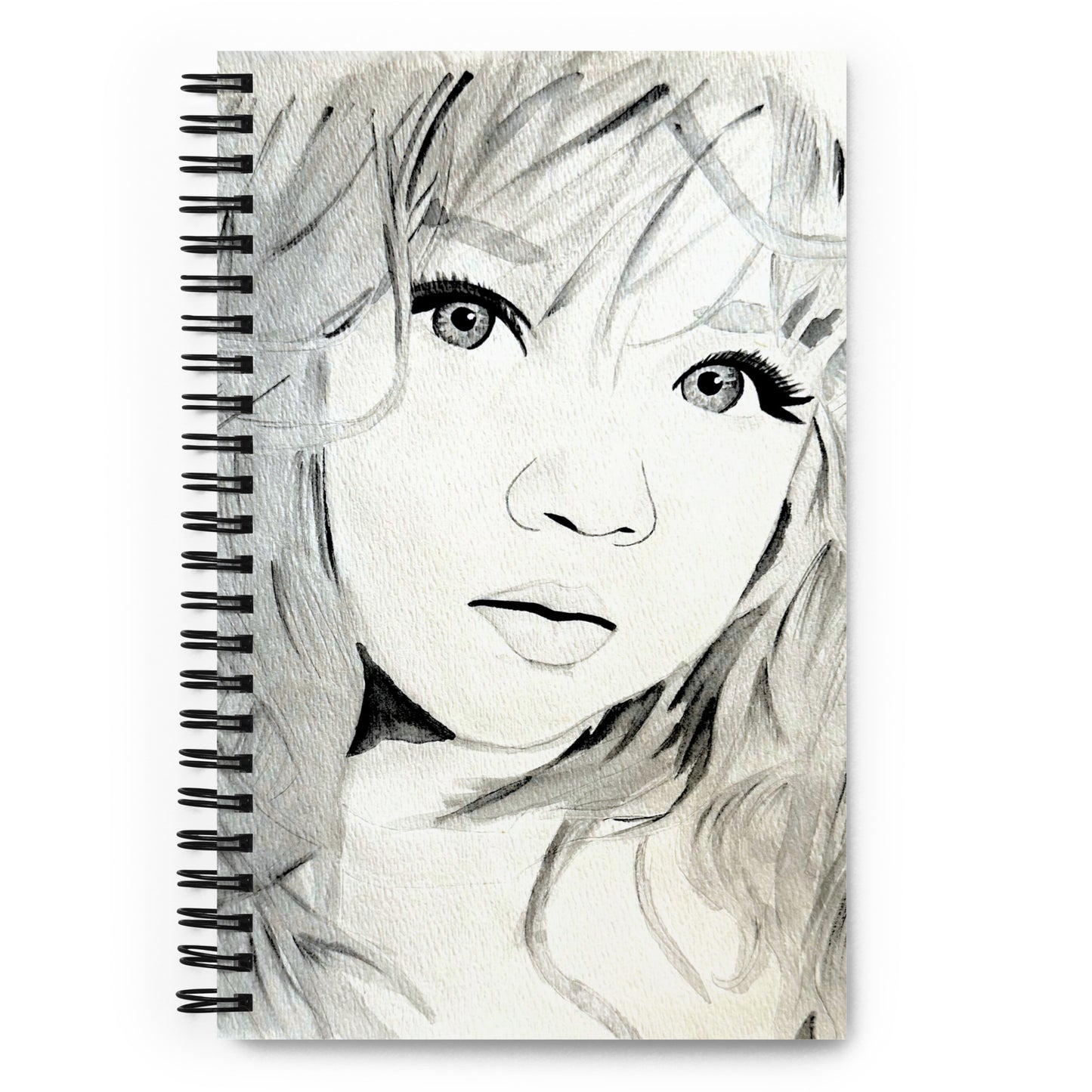Innocent Gaze - Spiral Notebook