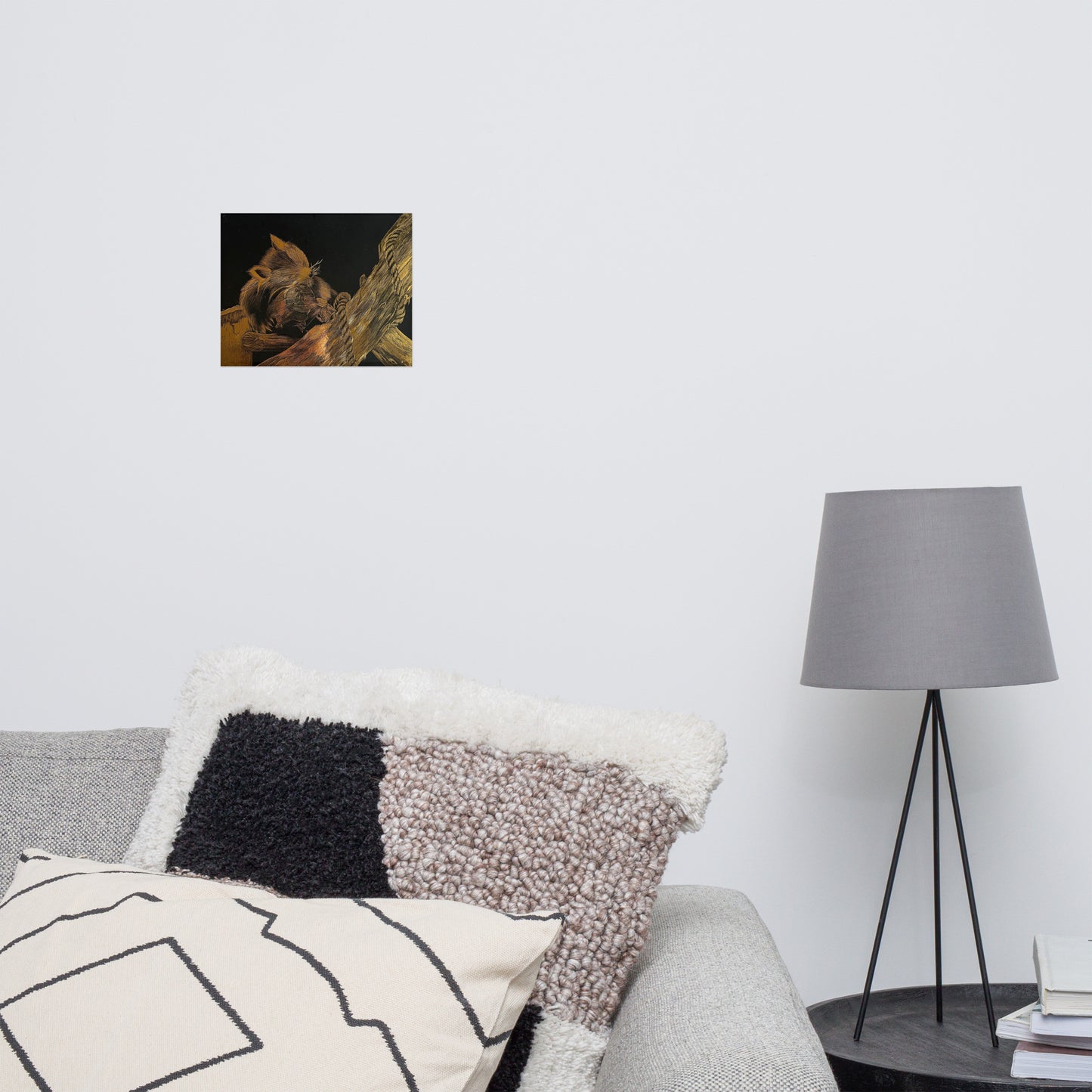 Golden Red Panda - Matte Print